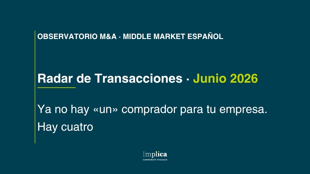 Radar de transacciones Junio 2026