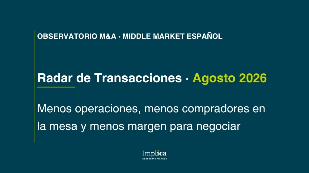 Radar de transacciones agosto 2026